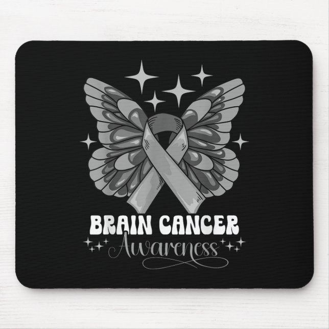 Bewusstsein für Hirnkrebs _2 Mousepad (Vorne)
