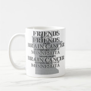 Bewusstsein für Hirnkrebs in Minnesota Kaffeetasse