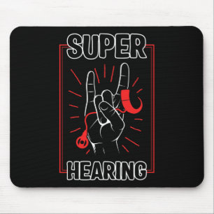 Bewusstsein für Hörverlust Super Gehör Cochlea-Imp Mousepad