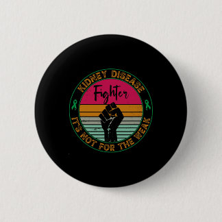 Bewusstsein für Krankheiten Retro Kämpfer Krieger Button