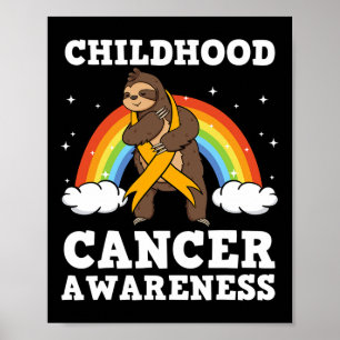Bewusstsein für Krebs bei Kindern Eltern Tumor Päd Poster