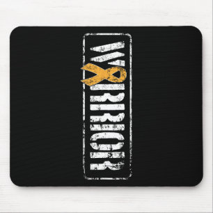 Bewusstsein für Krebs - Militärische Kriegertribbe Mousepad
