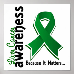 Bewusstsein für Leberkrebs 5 Poster