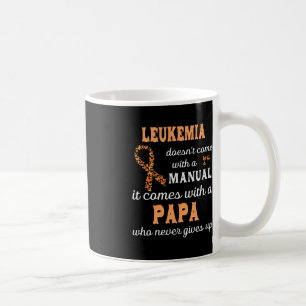 Bewusstsein für Leukämie Papa Unterstützung Leukäm Kaffeetasse