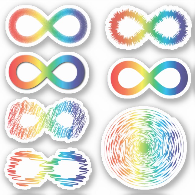 Bewusstsein für Neurovielfalt | Akzeptanz von Auti Aufkleber (Vorderseite)