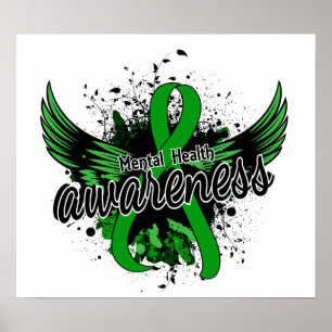 Bewusstsein für psychische Gesundheit 16 Poster