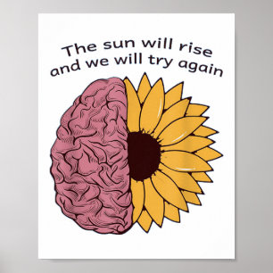 Bewusstsein für psychische Gesundheit _1 Poster