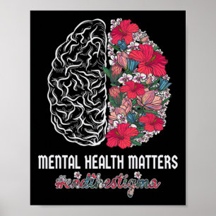 Bewusstsein für psychische Gesundheit beendet das Poster