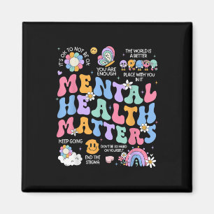 Bewusstsein für psychische Gesundheit des menschli Magnet