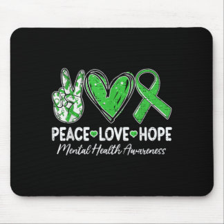 Bewusstsein für psychische Gesundheit Frieden Lieb Mousepad