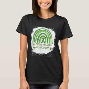 Bewusstsein für psychische Gesundheit gebleicht Ra T-Shirt