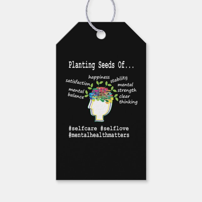 Bewusstsein für psychische Gesundheit Geschenkanhänger (Vorderseite)