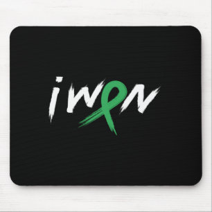 Bewusstsein für psychische Gesundheit gewann grüne Mousepad