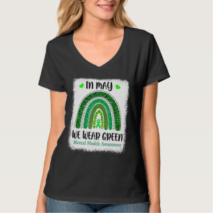 Bewusstsein für psychische Gesundheit im Mai trage T-Shirt