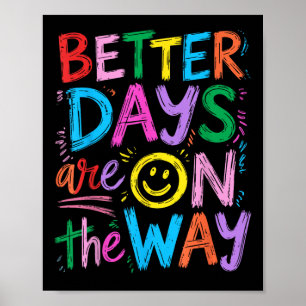 Bewusstsein für psychische Gesundheit Positive bes Poster