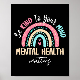 Bewusstsein für psychische Gesundheit Psychische G Poster
