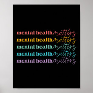 Bewusstsein für psychische Gesundheit Psychische G Poster