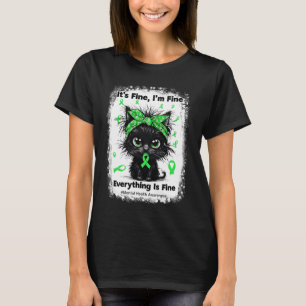 Bewusstsein für psychische Gesundheit - Schwarzes T-Shirt