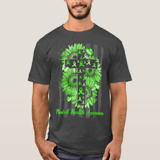Bewusstsein für psychische Gesundheit Sonnenblume T-Shirt
