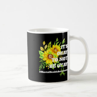 Bewusstsein für psychische Gesundheit Sonnenblumen Kaffeetasse