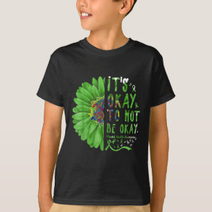 Bewusstsein für psychische Gesundheit Sonnenblumen T-Shirt