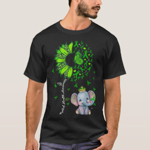 Bewusstsein für psychische Gesundheit Sonnenblumen T-Shirt