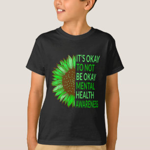 Bewusstsein für psychische Gesundheit Sonnenblumen T-Shirt