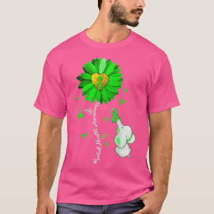 Bewusstsein für psychische Gesundheit Sonnenblumen T-Shirt