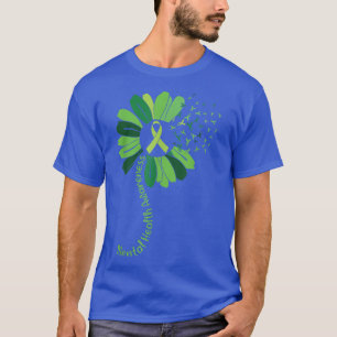 Bewusstsein für psychische Gesundheit Sonnenblumen T-Shirt