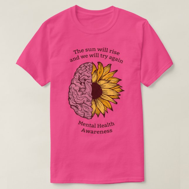 Bewusstsein für psychische Gesundheit T-Shirt (Design vorne)