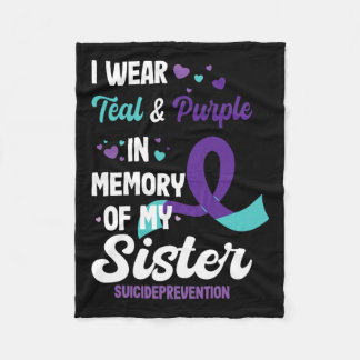Bewusstsein für Suizidprävention im Gedächtnis der Fleecedecke