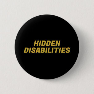 Bewusstsein für unsichtbare Behinderungen Button