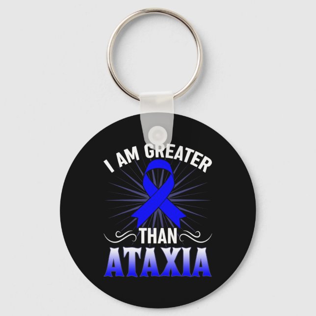 Bewusstsein Neurologisches Zeichen Hemiataxia Blau Schlüsselanhänger (Vorderseite)