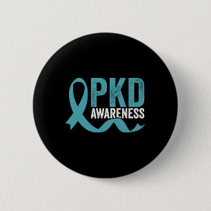Bewusstsein Polyzystische Nierenerkrankung Krieger Button