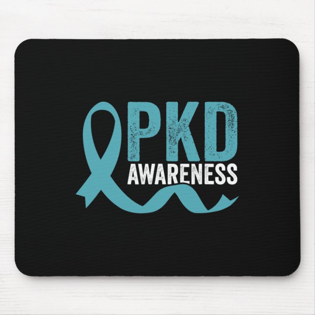 Bewusstsein Polyzystische Nierenerkrankung Krieger Mousepad (Vorne)