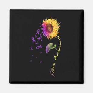 Bewusstsein Sonnenblume Fibro Magnet