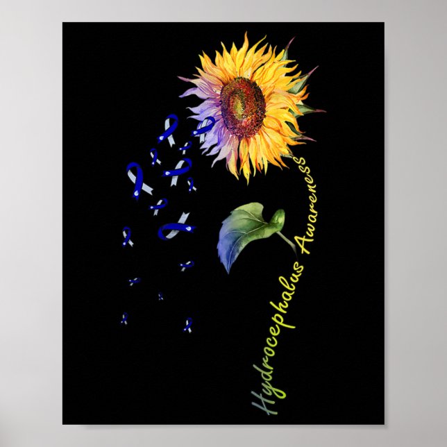 Bewusstsein Sonnenblume Poster (Vorne)