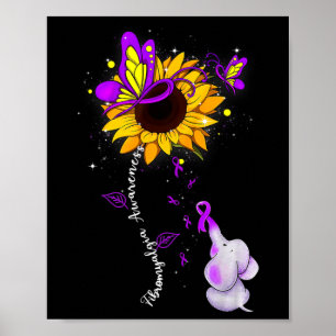 Bewusstsein Sonnenblumen Elefanten Männer Poster
