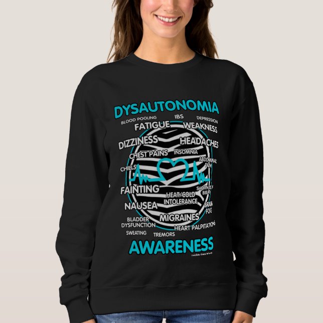 Bewusstsein/Symptome...Dysautonomie Sweatshirt (Vorderseite)