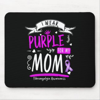 Bewusstsein und Fibro Design ich tragen Lila für M Mousepad