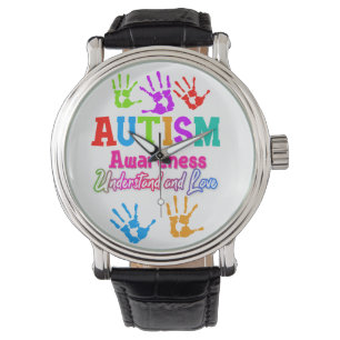 Bewusstsein und Liebe für Autismus Armbanduhr