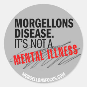 Bewusstseins-Aufkleber - Grau Runder Aufkleber