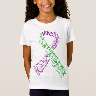 Bewusstseins-Band des Trisomy-8 T-Shirt