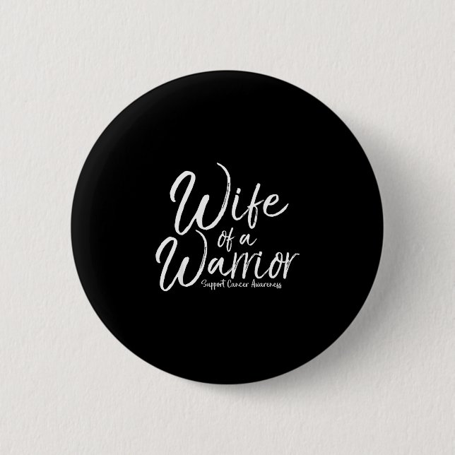Bewusstseins-Krebs-Unterstützungsgeschenk für Ehem Button (Vorderseite)