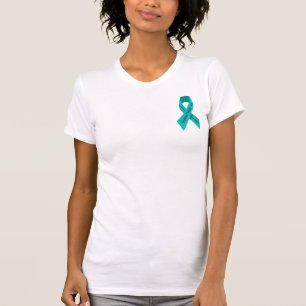 Bewusstseins-T - Shirt des Eierstockkrebses
