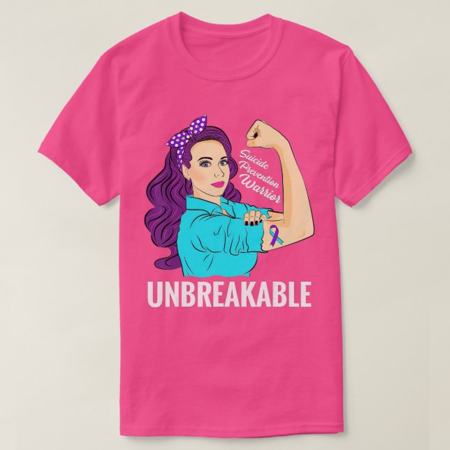 Bewusstseinsbildung bei Suizidprävention Mentaler  T-Shirt (Design vorne)