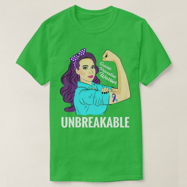 Bewusstseinsbildung bei Suizidprävention Mentaler  T-Shirt (Design vorne)