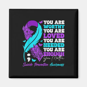 Bewusstseinsbildung bei Suizidprävention Positives Magnet