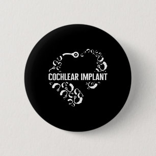 Bewusstseinsbildung Für Hörverlust Liebe Cochlea-I Button