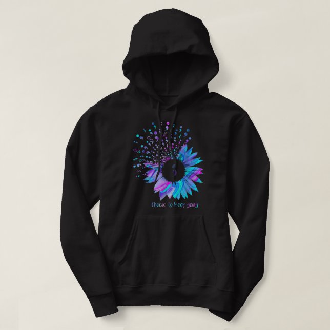 Bewusstseinsbildung zur Suizidprävention Behalte Hoodie (Design vorne)